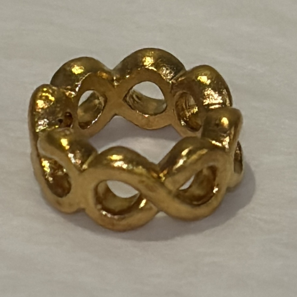 ENDLESS JEWELRY sterling silver gold plated infinity bead for bracelet 925